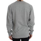 Elegant Light Gray Crewneck Sweater