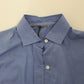 Dapper Blue Cotton Dress Shirt for Men