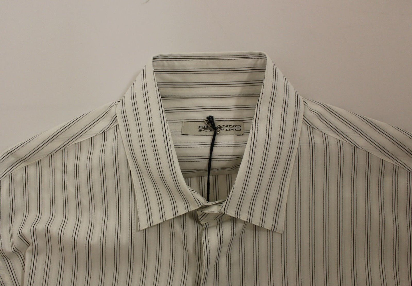Elegant Striped Cotton Casual Shirt