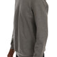 Sophisticated Gray Cotton Hooded Sweater