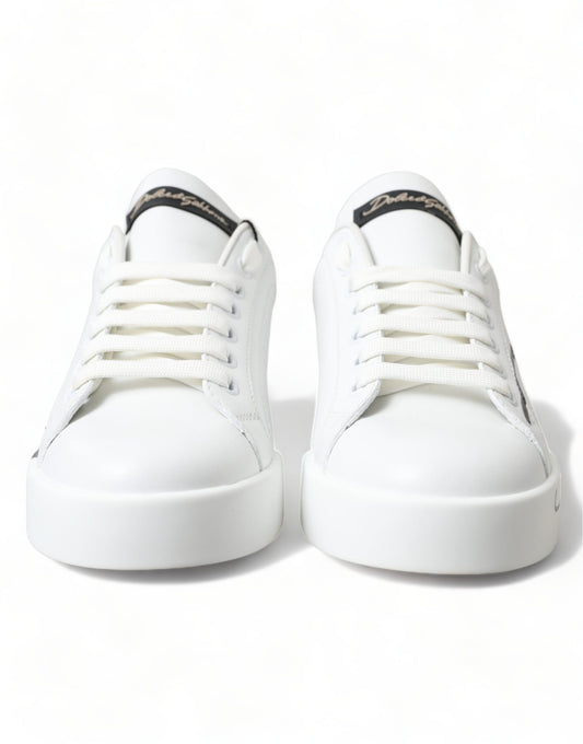 White Gold Lace Up Womens Low Top Sneakers