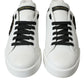 White Black Portofino Patch Men Sneakers Shoes
