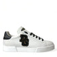 White Black Portofino Patch Men Sneakers Shoes