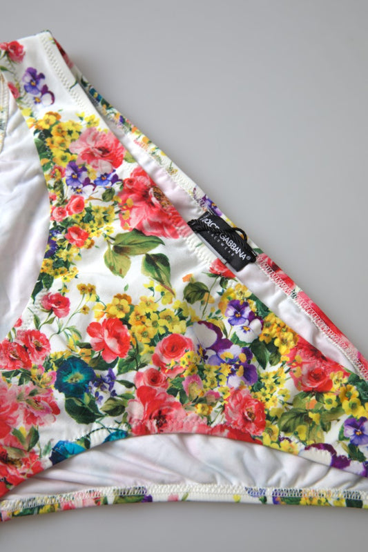 Multicolor Floral Beachwear Swimwear Bottom Bikini