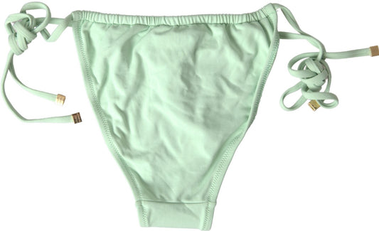 Green Nylon Beachwear Swimwear 2 Piece Bikini