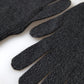 Elegant Virgin Wool Winter Gloves in Gray