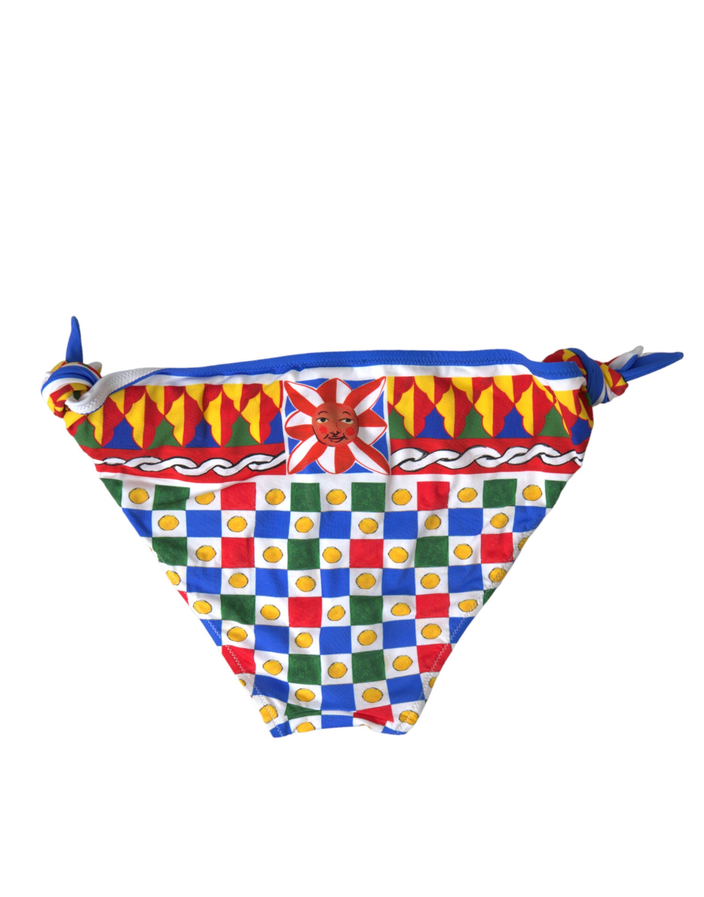 Multicolor Carretto Print Bikini Bottom
