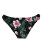 Chic Floral Print Bikini Bottom