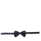 Elegant Silk Blue Bow Tie