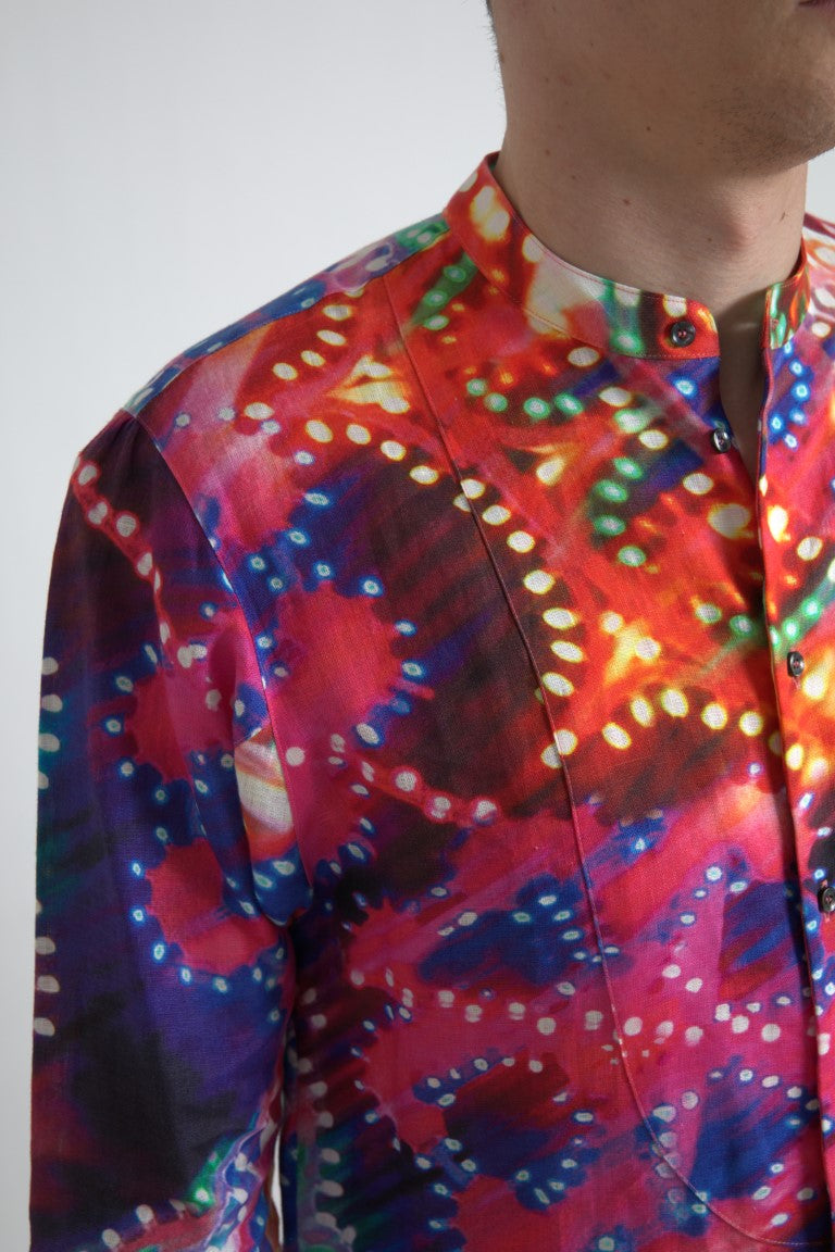 Stunning Multicolor Linen Casual Shirt