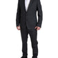 Elegant Black Two-Piece Slim Fit Suit