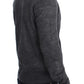 Gray Wool Button Cardigan Sweater