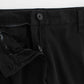 Black straight leg pants