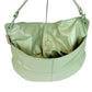 Bottega Veneta Women Green Leather Hobo Woven Detail Bag