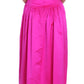 Elegant Silk Full Length Pink Sheath Dress