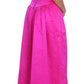 Elegant Silk Full Length Pink Sheath Dress