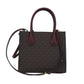 Mercer Medium Leather Messenger Crossbody Handbag (Brown Sig/Merlot)