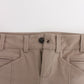 Beige slim dress pants