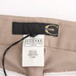 Beige slim dress pants