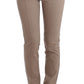 Beige slim dress pants