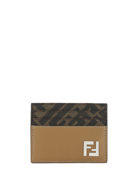Sophisticated Dark Brown Leather Card Holder