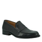 Elegant Black Calf Leather Loafers for Men