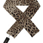 Elegant Multicolor Silk Men's Scarf