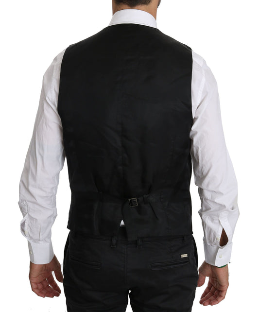 Elegant Black Formal Dress Vest