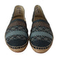 Blue Gray Slip On Buffalo Espadrille Shoes