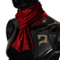 Elegant Red Silk Men's Scarf Wrap