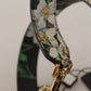 Elegant Beige Python Leather Shoulder Strap