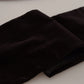 Elegant Brown Cotton Silk Men's Scarf
