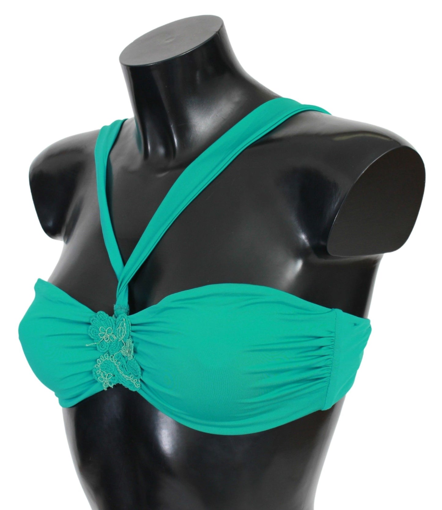 Elegant Seafoam Bikini Top for Sun-Soaked Retreats