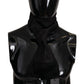 Elegant Black Silk Men's Scarf Wrap