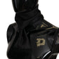 Elegant Black Silk Men's Scarf Wrap