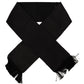 Elegant Black Silk Men's Scarf Wrap