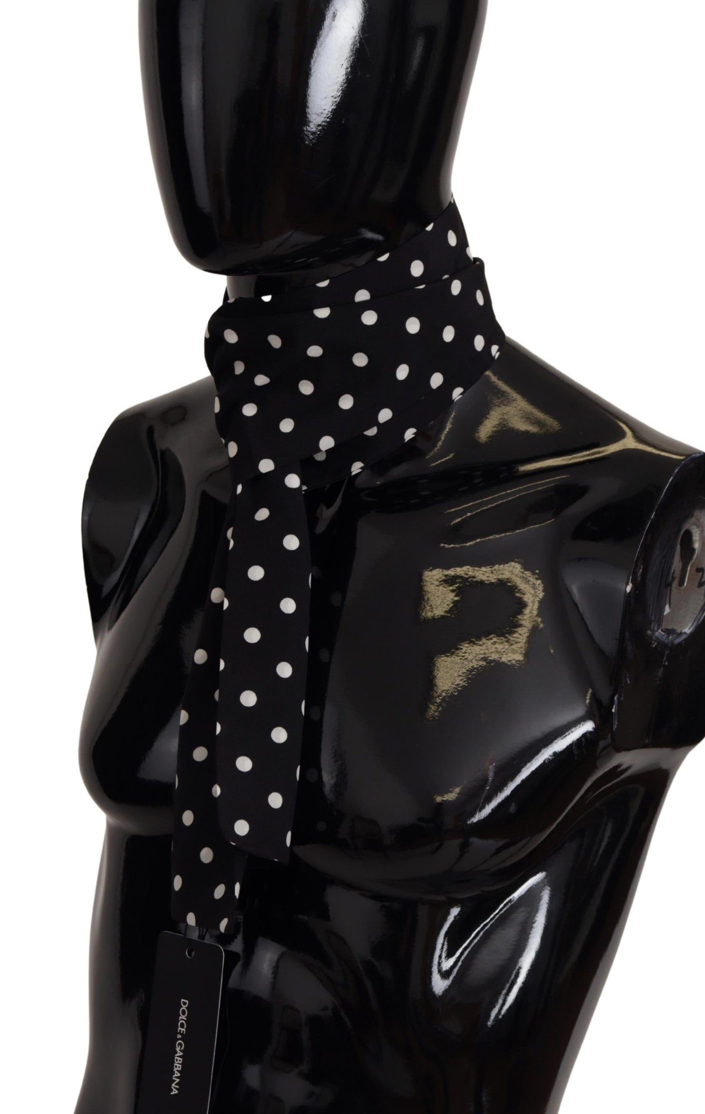 Elegant Polka Dot Silk Men's Scarf