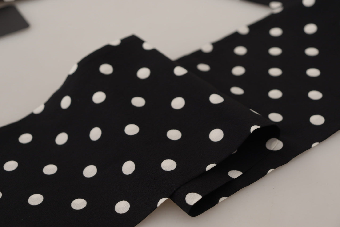 Elegant Polka Dot Silk Men's Scarf