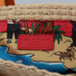 Chic Beige Multicolor Straw Tote