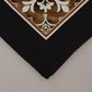 Chic Geometric Silk Square Scarf
