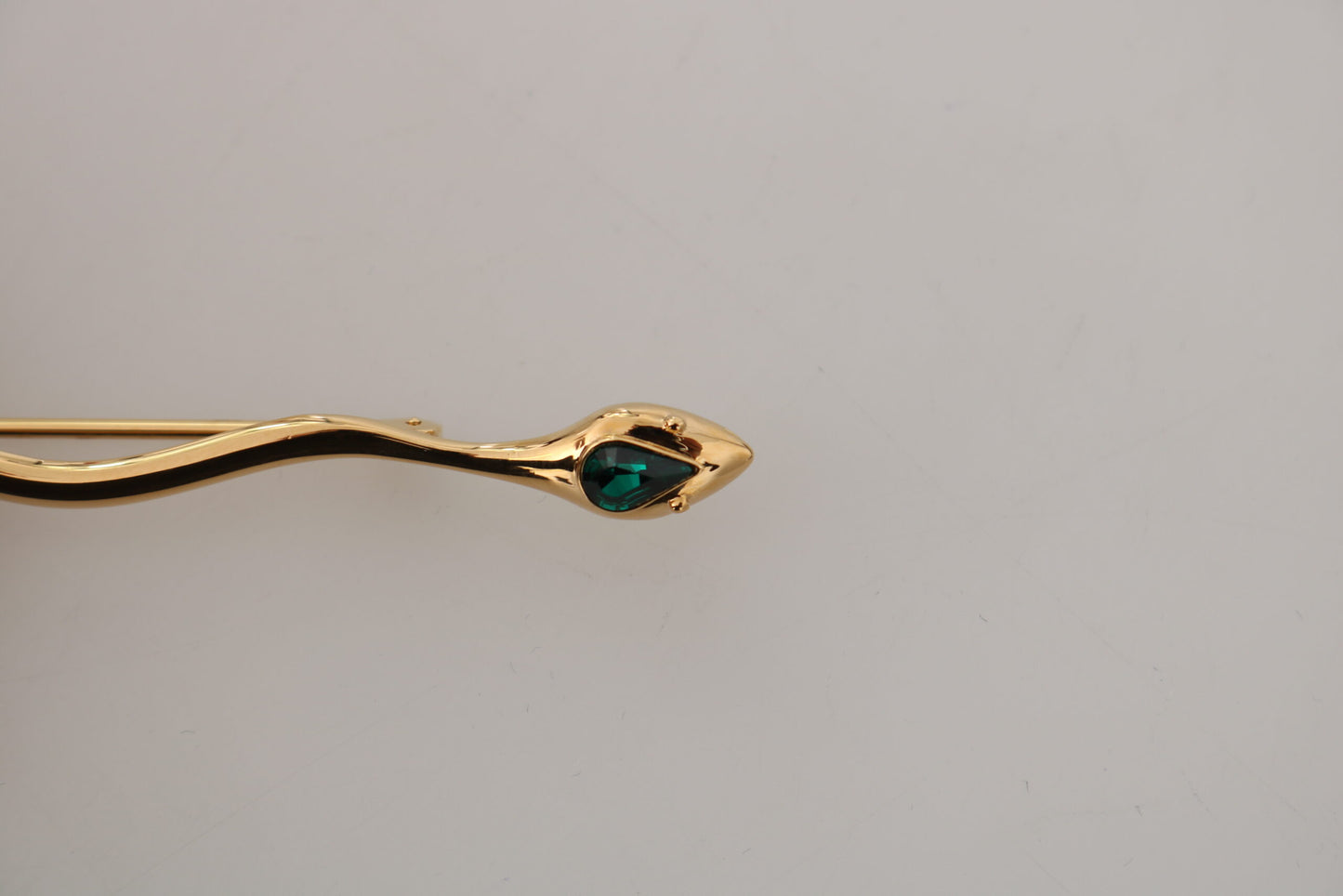 Elegant Gold & Crystal Brooch Pin
