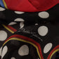 Elegant Silk-Cashmere Polka Dot Scarf