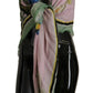 Elegant Silk-Blend Multi-Print Women's Shawl