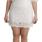 Elegant Floral Lace V-Neck Mini Dress