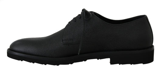 Elegant Black Leather Formal Men's Dress Shoes