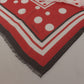 Elegant Polka Dot Silk Shawl Wrap