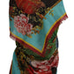 Floral Dragon Elegance Silk Blend Shawl