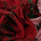 Elegant Silk-Cashmere Blend Rose Scarf