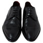 Black Leather Lace Up Men Dress Derby Shoes