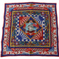 Elegant Multicolor Silk Men's Square Scarf